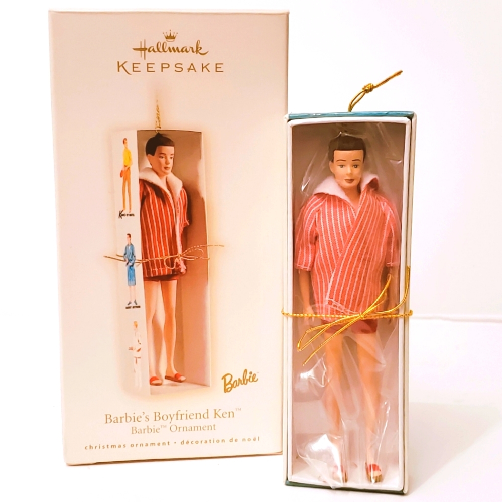 MIB 2009 Barbie's First Boyfriend Ken - Hallmark Keepsake Christmas Orna…